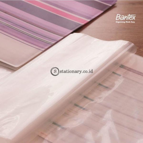 Bantex Fancy Stripe Display Book (30 Pocket) Folio Yellow #3197 06