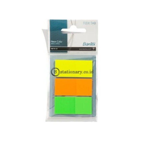 Bantex Flexi Tab 3 Neon Colour #8870 01 Office Stationery Promosi