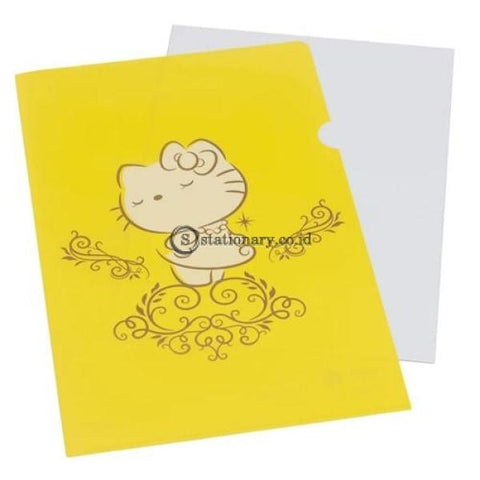 Bantex Folder Hello Kitty Folio #2245A26Hk Lemon - 26 Office Stationery