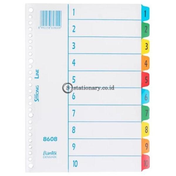 Bantex Index (1-10) 26 Holes For Multiring Binder B5 #8608 00 Office Stationery