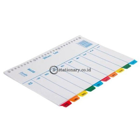 Bantex Index (1-10) 26 Holes For Multiring Binder B5 #8608 00 Office Stationery