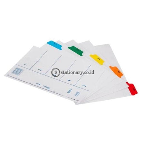 Bantex Index (1-5) 20 Holes For Multiring Binder B5 #8607 00 Office Stationery