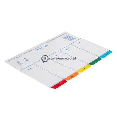 Bantex Index (1-5) 20 Holes For Multiring Binder B5 #8607 00 Office Stationery