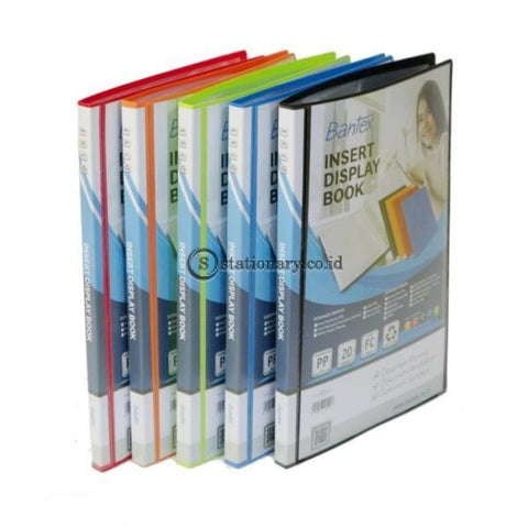 Bantex Insert Display Book PP Folio (20 pockets) #3183I