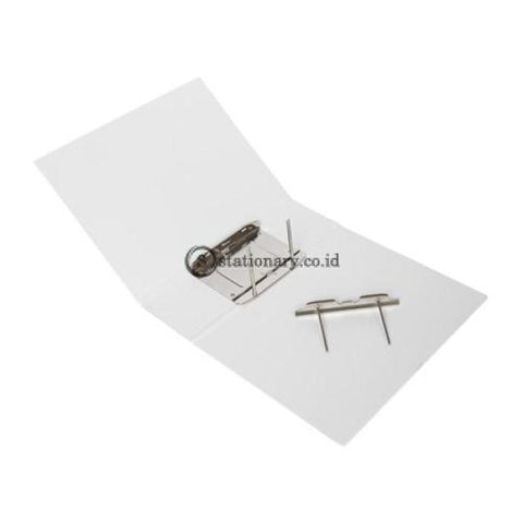 Bantex Insert Post Pipe Binder 2 Ring 6Cm A4 White #1361 07 Office Stationery