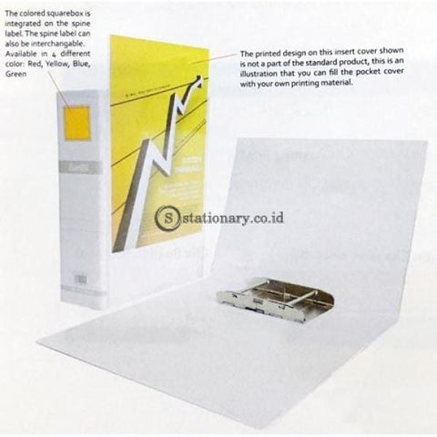 Bantex Insert Post Pipe Binder 2 Ring 6Cm A4 White #1361 07 Office Stationery