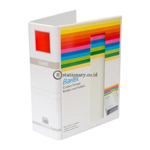 Bantex Insert Post Pipe Binder 2 Ring 8Cm A4 White #1391 07 Office Stationery