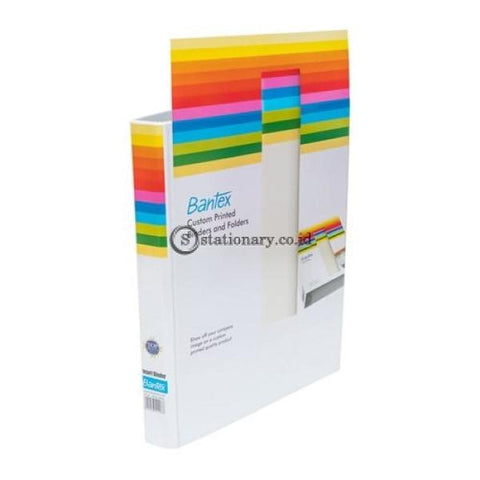 Bantex Insert Ring Binder 2 20Mm A4 White #8512 07 Office Stationery