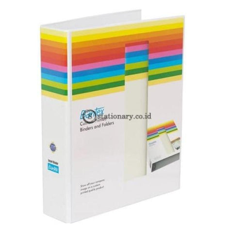 Bantex Insert Ring Binder 2 52Mm Folio White #8553 07 Office Stationery