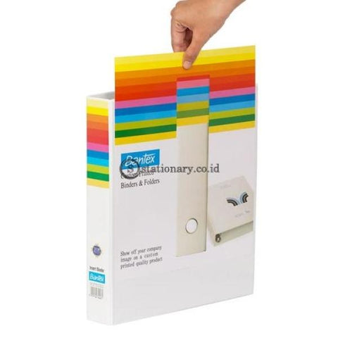 Bantex Insert Ring Binder 3 25Mm A4 White #8662 07 Office Stationery