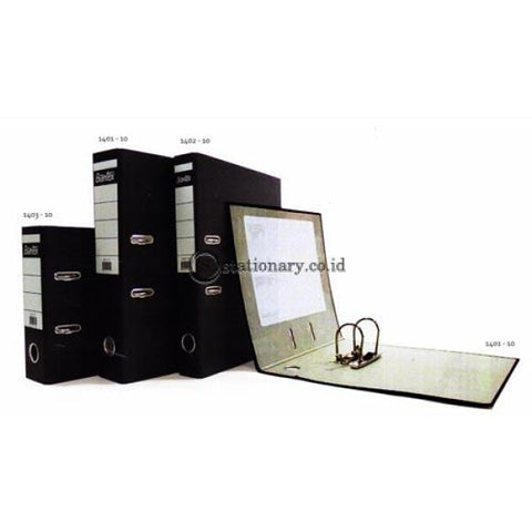 Bantex Lever Arch Fie Ordner Economic Folio 7Cm Hitam #1401 10 Office Stationery