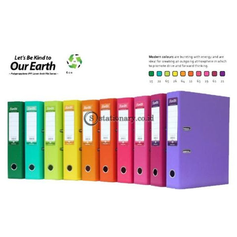 Bantex Lever Arch File Ordner Plastic Folio 7Cm #1465 Office Stationery Promosi