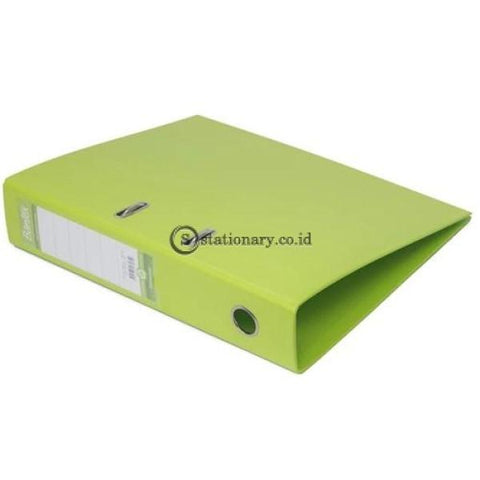 Bantex Lever Arch File Ordner Plastic Folio 7Cm #1465 Grass Green - 15 Office Stationery Promosi