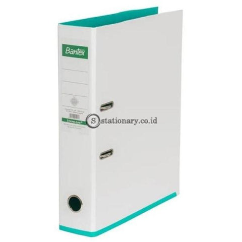 Bantex Lever Arch File Ordner Plastic Two Tone 7Cm Folio White-Turquoise #1465V0722 Office