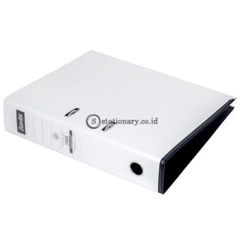 Bantex Lever Arch File Ordner Two Tone Folio 7Cm White Black #1465V0710 Office Stationery