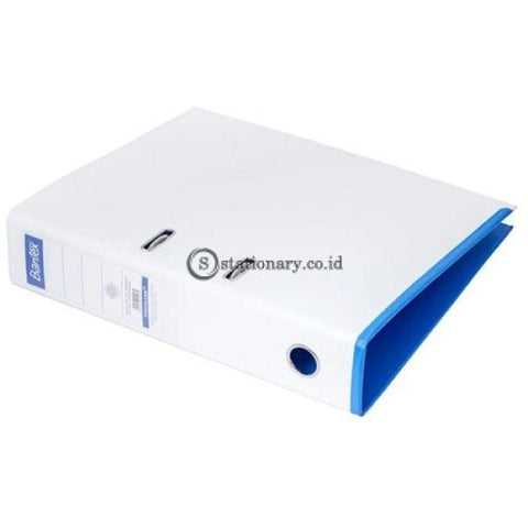 Bantex Lever Arch File Ordner Two Tone Folio 7Cm White Blueberry #1465V0762 Office Stationery