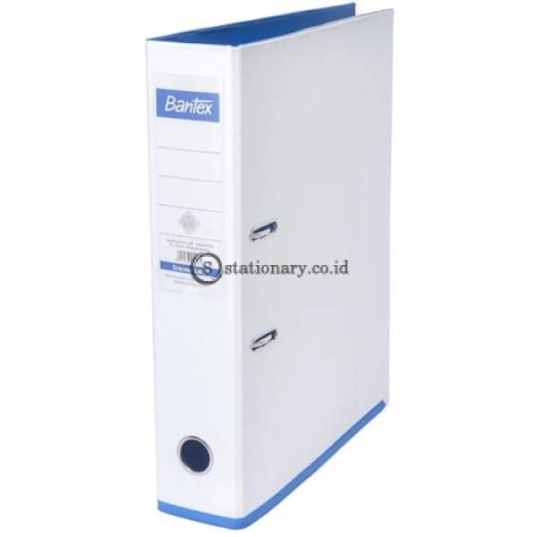 Bantex Lever Arch File Ordner Two Tone Folio 7Cm White Blueberry #1465V0762 Office Stationery