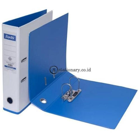Bantex Lever Arch File Ordner Two Tone Folio 7Cm White Blueberry #1465V0762 Office Stationery