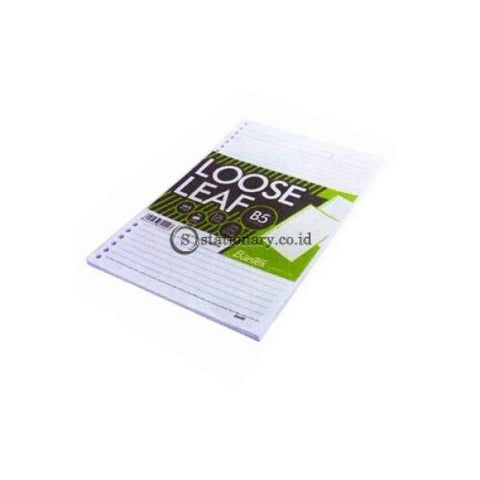 Bantex Loose Leaf Paper B5 80 Gsm 50 Sheets - 26 Holes #8600 00 Office Stationery