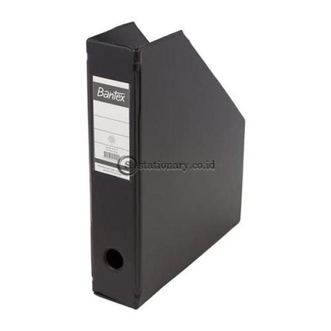 Bantex Magazine File (Box File) A4 7Cm #4010 Black - 10 Office Stationery