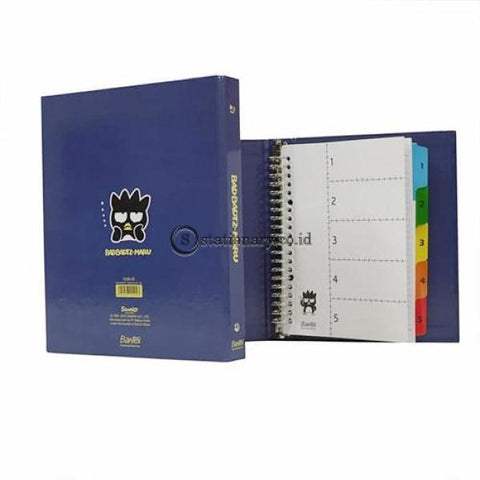 Bantex Multiring Binder 26 Ring 25Mm B5 Bad Badtz Maru Blue #1328 Office Stationery
