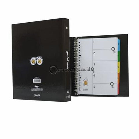 Bantex Multiring Binder 26 Ring 25Mm B5 Gudetama Black #1328 Office Stationery