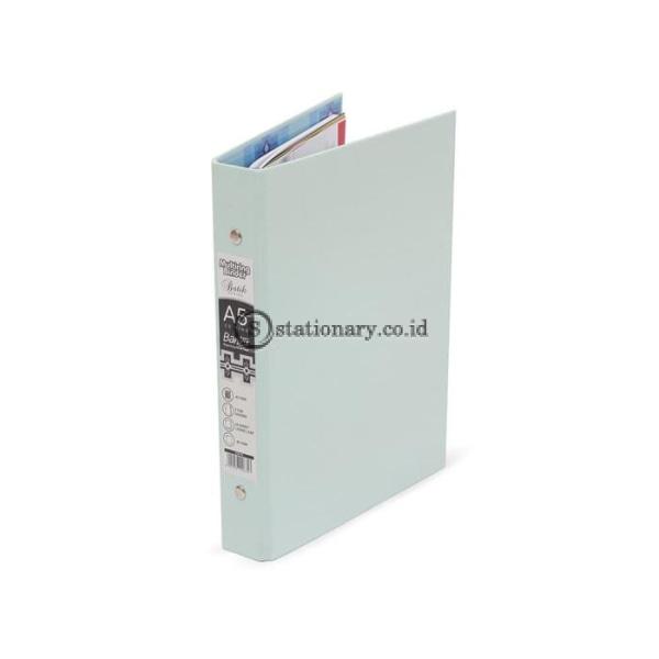 Bantex Multiring Binder Batik Series Cool Aqua A5 20 Ring O 25mm #1334 76