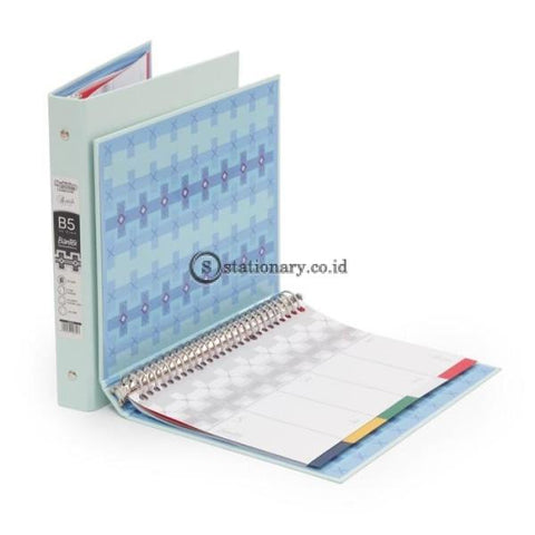 Bantex Multiring Binder Batik Series Cool Aqua B5 26 Ring O 25mm #1336 76