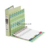 Bantex Multiring Binder Batik Series Pistachio A5 20 Ring O 25mm #1334 72