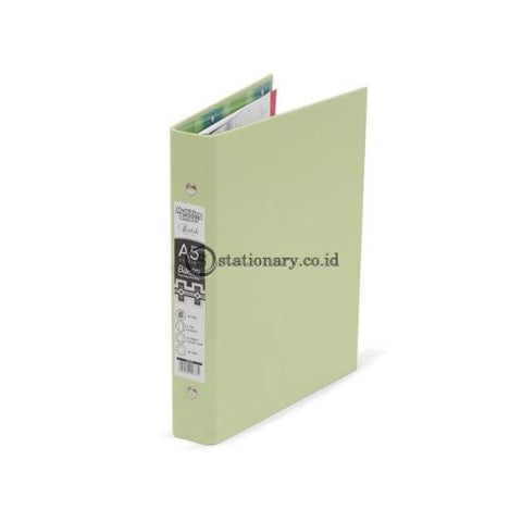 Bantex Multiring Binder Batik Series Pistachio A5 20 Ring O 25mm #1334 72