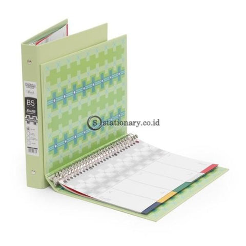 Bantex Multiring Binder Batik Series Pistachio B5 26 Ring O 25mm #1336 72