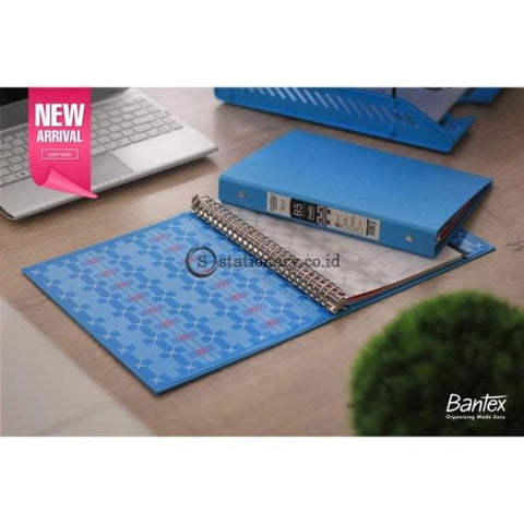 Bantex Multiring Binder Batik Series Sky Blue B5 26 Ring O 25mm #1336 23