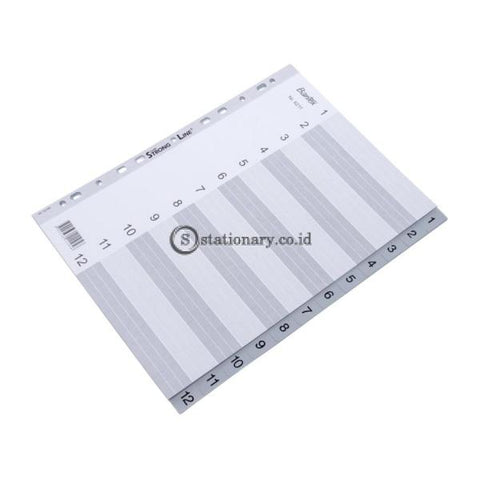 Bantex Numerical Indexes A4 12 Pages (1-12 index) #6211
