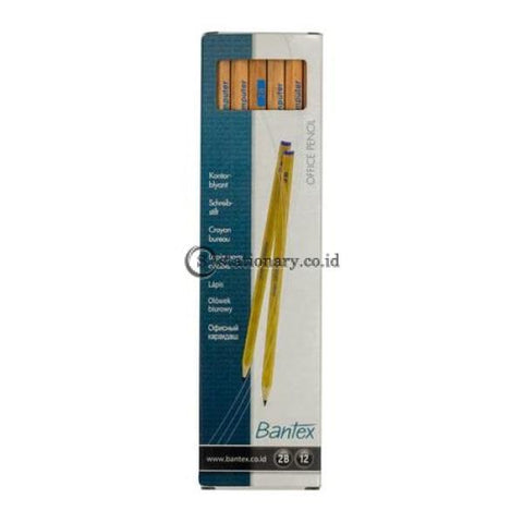 Bantex Office Pencil Grade 2B For Computer (12 Pcs) #8116 00 Stationery