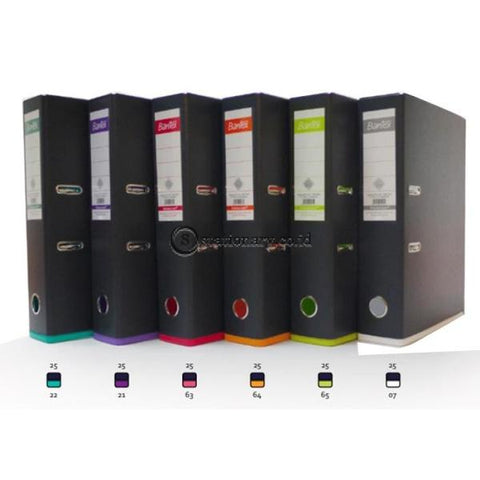 Bantex Ordner Two Tone Folio 7cm Anthracite Grey Lilac #1465V2521