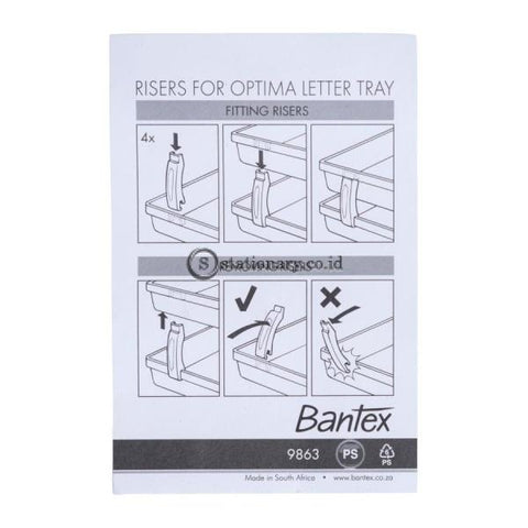 Bantex Plastik Riser (4 pcs) #9863 08