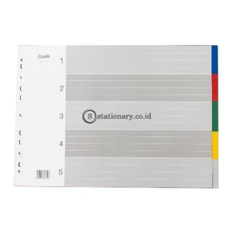 Bantex PP Colour Divider A3 Landscape (5 pages) #6018