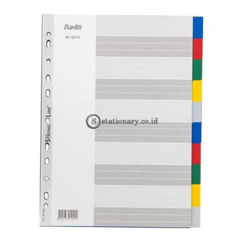 Bantex Pp Colour Divider A4 (10 Pages) #6010 00 Office Stationery