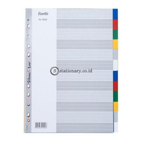 Bantex Pp Colour Divider A4 (12 Pages) #6022 Office Stationery