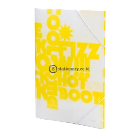 Bantex PP Jolly Bright Elastic Folder Folio Lime #3432 65