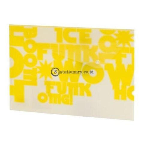Bantex Pp Jolly Bright Envelope Folio #3236 Lime - 65 Office Stationery