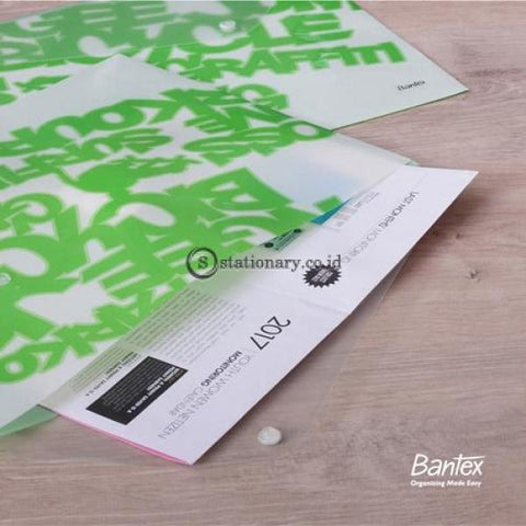 Bantex Pp Jolly Bright Envelope Folio #3236 Office Stationery