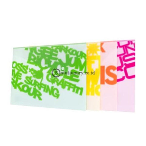 Bantex Pp Jolly Bright Envelope Folio #3236 Office Stationery