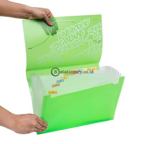 Bantex Pp Jolly Bright Expanding File 13 Pockets Folio #3607 Office Stationery