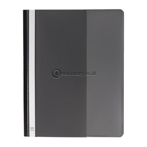 Bantex Quatation Folder With Pocket & Label On Spin A4 #3240 Black - 10 Office Stationery