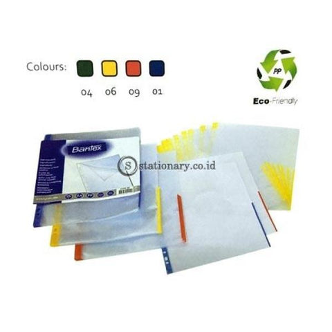 Bantex Signal Pocket Antiglare 25 Sheets A4 #2050 Red - 09 Office Stationery