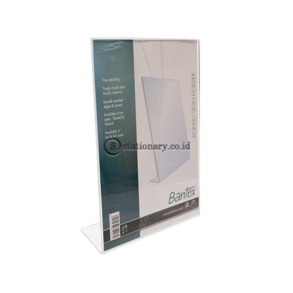 Bantex Slanted Sign Holder A4 Transparent #8852 08