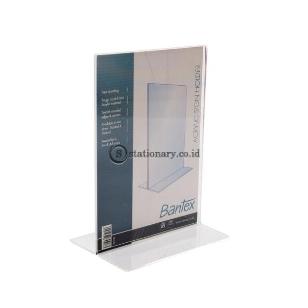 Bantex Stand Up Sign Holder A5 Transparent #8855 08