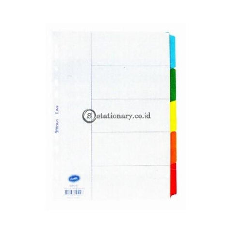 Bantex Strongline Divider A4 5 Pages (Plain Tabs) #6245 Office Stationery