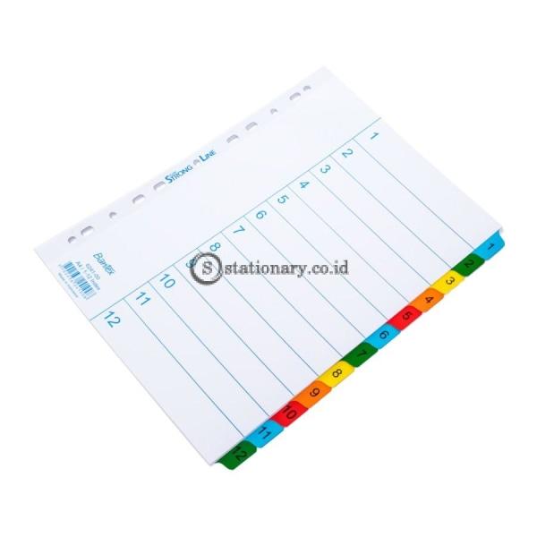 Bantex Strongline Indexes A4 12 Pages (1-12 index) #6241